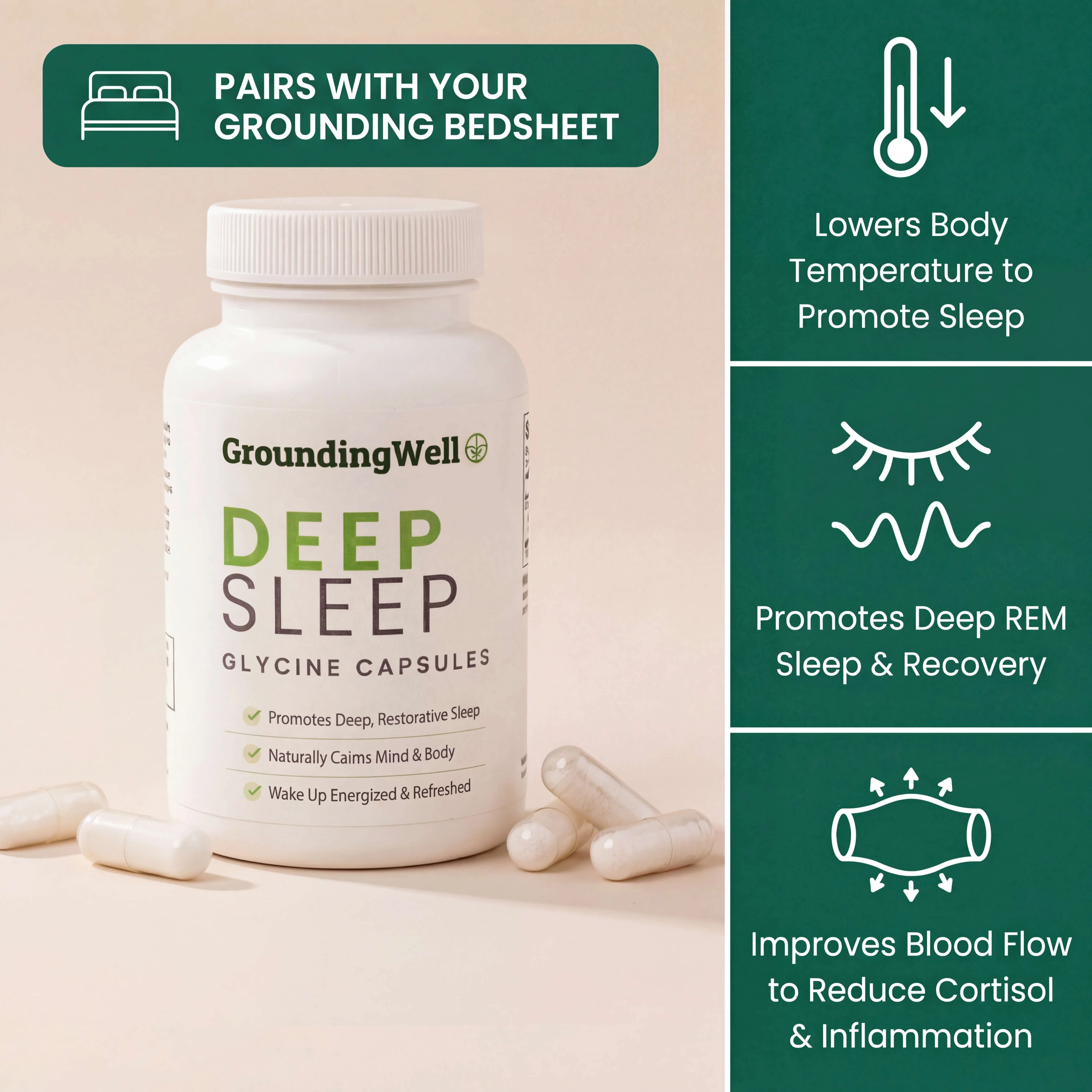 GroundingWell Deep Sleep Glycine - Image 2